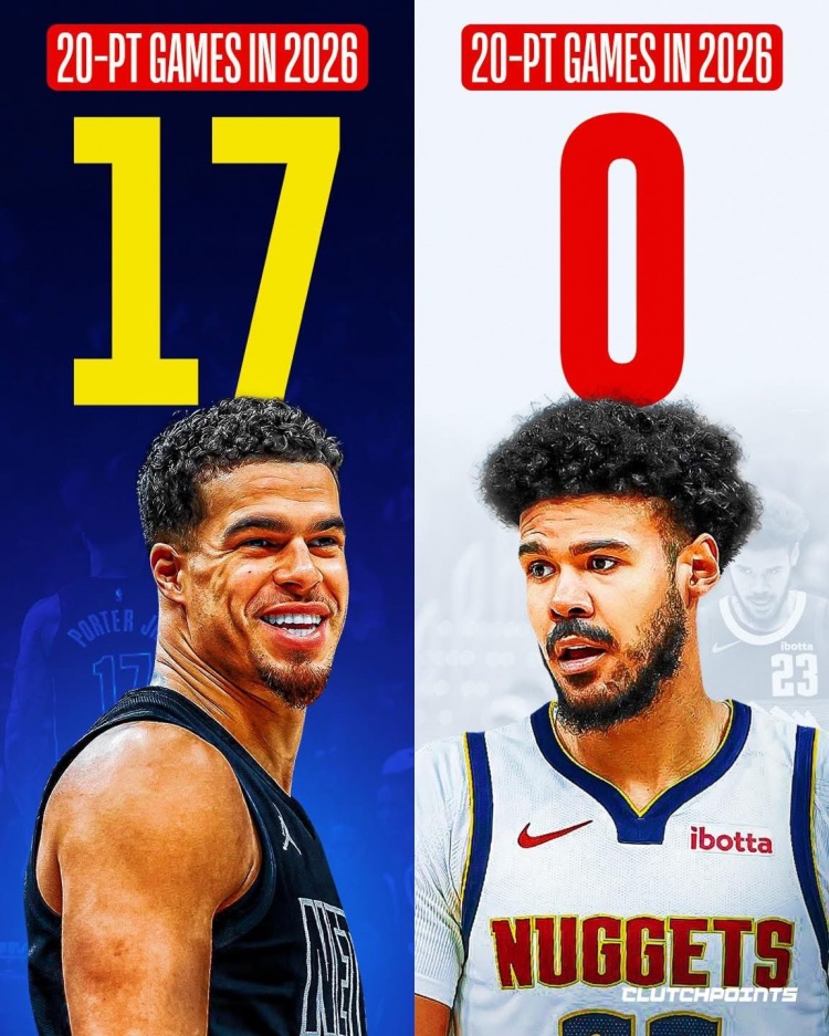 世界杯高清比赛观看平台-升级还是倒退？C·约翰逊2026年得分20+场次仍未破蛋 小波特17场